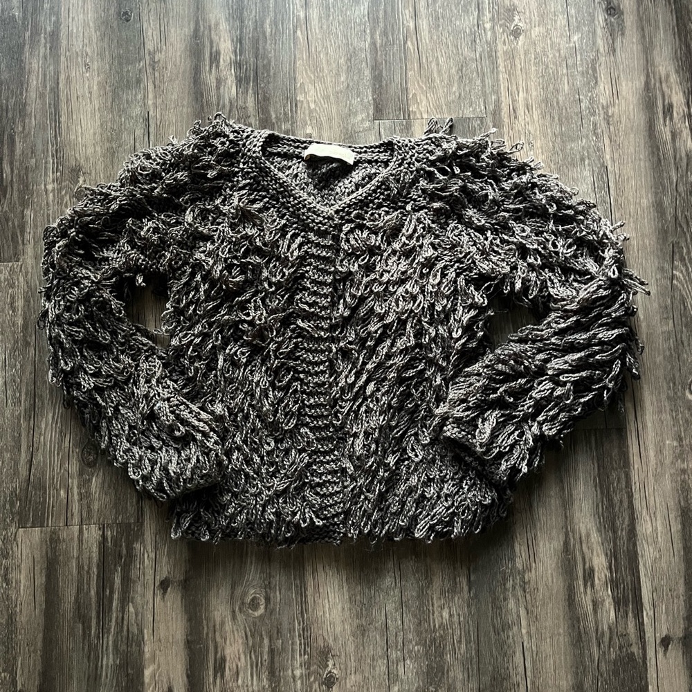 a. maglia Loop Knit Cardigan Sz M